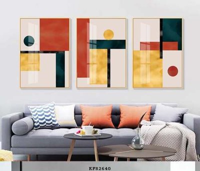 File tranh File tranh hiện đại pha lê gương KF82640 (bản gốc) trang trí văn phòng