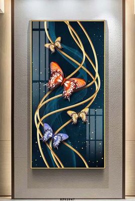 Tải file File tranh hiện đại pha lê gương KF82647 (gốc) làm file thiết kế