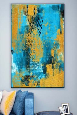 Ảnh gốc file in lụa File tranh hiện đại pha lê gương KF82671 chi tiết