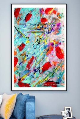 File tranh quảng cáo File tranh hiện đại pha lê gương KF82703 (file gốc) chuyên nghiệp