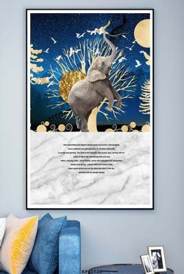 Ảnh gốc file in lụa File tranh hiện đại pha lê gương KF82728 chi tiết