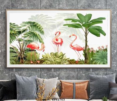 File gốc File tranh hiện đại pha lê gương KF82763 (in lụa) chi tiết cao