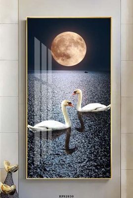 File gốc File tranh hiện đại pha lê gương KF82830 (in ấn) không giới hạn