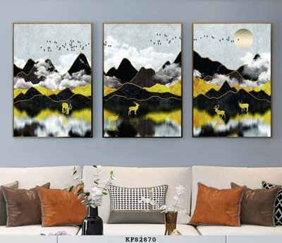 File tranh gốc PSD File tranh hiện đại pha lê gương KF82870 còn nguyên layer