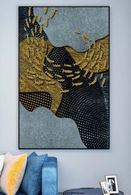 File gốc File tranh hiện đại pha lê gương KF82875 (in mica) làm quà tặng