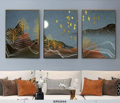 File gốc File tranh hiện đại pha lê gương KF82886 (trang trí) phòng làm việc