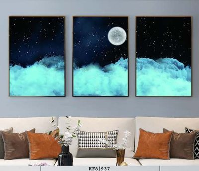 File ảnh File tranh hiện đại pha lê gương KF82937 (gốc) in Hiflex