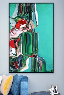 File gốc File tranh hiện đại pha lê gương KF82941 (in tráng gương) sang trọng