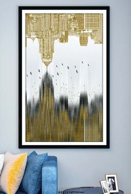 File ảnh File tranh hiện đại pha lê gương KF82976 (gốc) in Hiflex