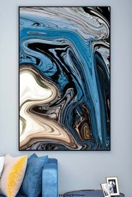 File tranh in tráng gương File tranh hiện đại pha lê gương KF83003 (siêu nét)