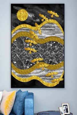 File gốc File tranh hiện đại pha lê gương KF83017 (PNG) chất lượng cao