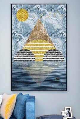 File gốc File tranh hiện đại pha lê gương KF83020 (cho in ấn) độc quyền