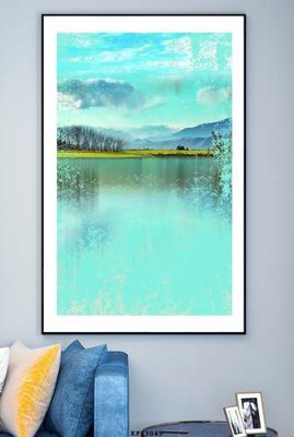 File gốc File tranh hiện đại pha lê gương KF83049 (trang trí) phòng làm việc