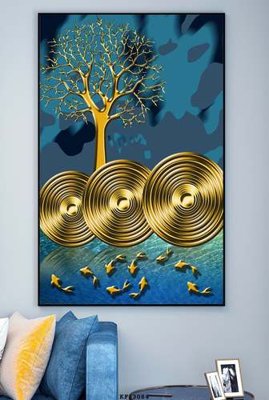 File ảnh File tranh hiện đại pha lê gương KF83084 (gốc) dùng in Pano