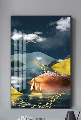 Tải file File tranh hiện đại pha lê gương KF83086 (ảnh gốc) 300dpi File tranh hiện đại pha lê gương KF83086