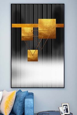 File tranh File tranh hiện đại pha lê gương KF83112 (gốc) chủ đề trừu tượng