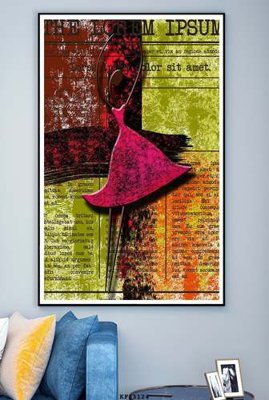 File gốc File tranh hiện đại pha lê gương KF83124 (ảnh rõ nét) để in