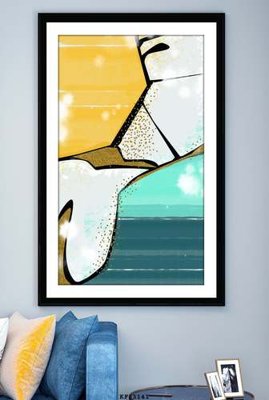 File gốc File tranh hiện đại pha lê gương KF83141 (trang trí) phòng làm việc