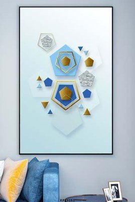 File tranh File tranh hiện đại pha lê gương KF83151 (gốc) phong cách tối giản