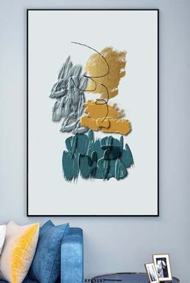 File gốc in ấn File tranh hiện đại pha lê gương KF83197 chuẩn màu CMYK