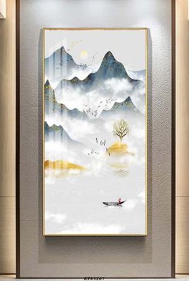 File ảnh File tranh hiện đại pha lê gương KF83207 (gốc) in PP, decal