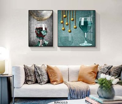 File tranh File tranh hiện đại pha lê gương KF83213 (file gốc) chủ đề phong thủy