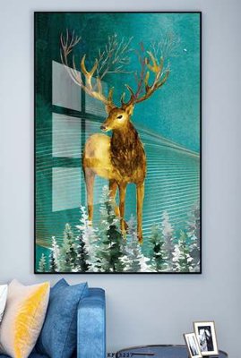 Tải file gốc in lụa File tranh hiện đại pha lê gương KF83227 siêu nét