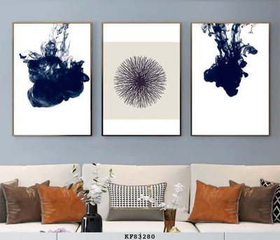 File gốc File tranh hiện đại pha lê gương KF83280 (ảnh chi tiết) để in trần