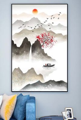 Tải file File tranh hiện đại pha lê gương KF83289 (gốc) làm file tranh quảng cáo