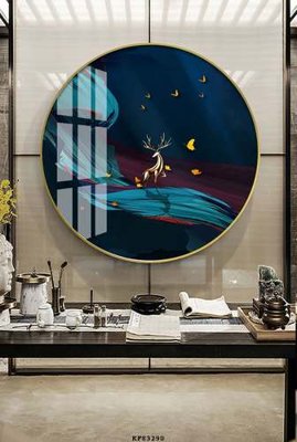 File in mica File tranh hiện đại pha lê gương KF83290 (ảnh gốc) đẹp