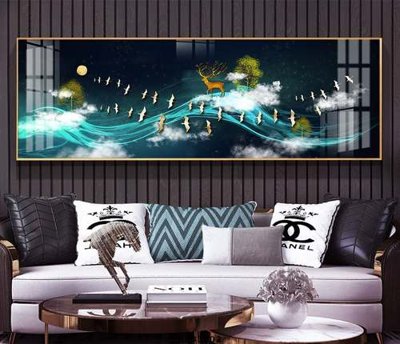 Tải file File tranh hiện đại pha lê gương KF83302 (gốc) làm file quảng cáo