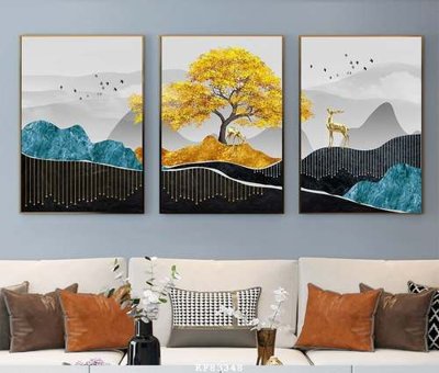 File ảnh File tranh hiện đại pha lê gương KF83348 (gốc) in biển hiệu