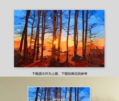 File ảnh File tranh hiện đại pha lê gương KF83418 (gốc) dùng in Pano