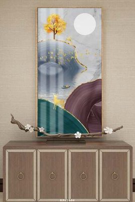 File PSD File tranh hiện đại pha lê gương KF83486 (gốc) tách lớp chi tiết