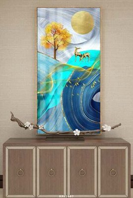 Mua file tranh gốc File tranh hiện đại pha lê gương KF83487 tại Filetranh.com