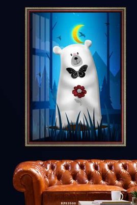 Mua file tranh gốc File tranh hiện đại pha lê gương KF83500 tại Filetranh.com