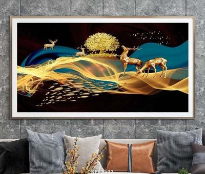 File ảnh File tranh hiện đại pha lê gương KF83502 (gốc) in quảng cáo ngoài trời