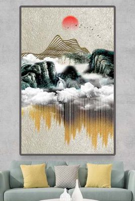 File in trần File tranh hiện đại pha lê gương KF83517 (file gốc) chủ đề vũ trụ