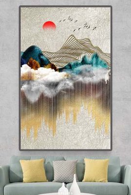 Download file tranh File tranh hiện đại pha lê gương KF83519 (file gốc PSD)