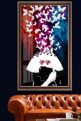 Tải file File tranh hiện đại pha lê gương KF83574 (ảnh gốc) in tráng gương