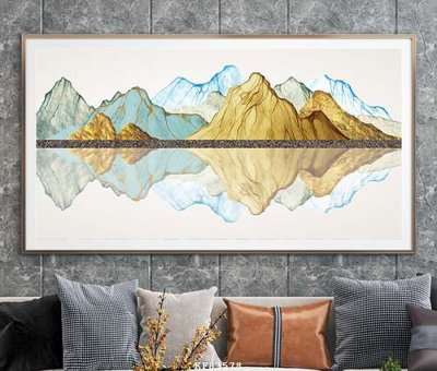 Download file tranh File tranh hiện đại pha lê gương KF83578 (file gốc PSD)