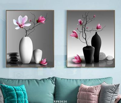 File in ấn File tranh hiện đại pha lê gương KF83626 (bản gốc) cao cấp