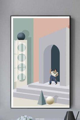 File ảnh File tranh hiện đại pha lê gương KF83660 (gốc) in biển hiệu