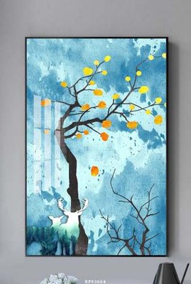 Hình ảnh gốc File tranh hiện đại pha lê gương KF83664 (để in khổ lớn)