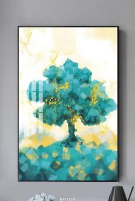 Tải file File tranh hiện đại pha lê gương KF83738 (gốc) làm file thiết kế