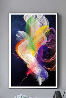 File tranh quảng cáo File tranh hiện đại pha lê gương KF83744 (download file gốc)