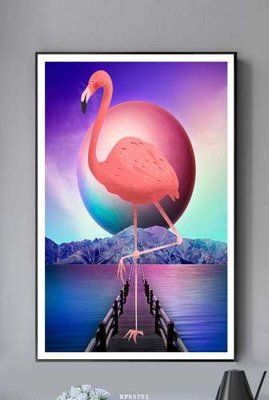 File tranh in trần File tranh hiện đại pha lê gương KF83751 (ảnh gốc siêu nét)