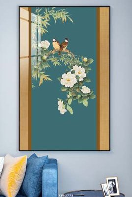 File gốc File tranh hiện đại pha lê gương KF83772 (in tráng gương) hiện đại