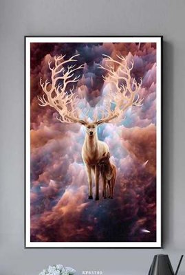 File gốc File tranh hiện đại pha lê gương KF83780 (in ấn) màu sắc trung thực