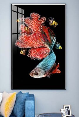 File gốc File tranh hiện đại pha lê gương KF83798 (thiết kế) cho in ấn